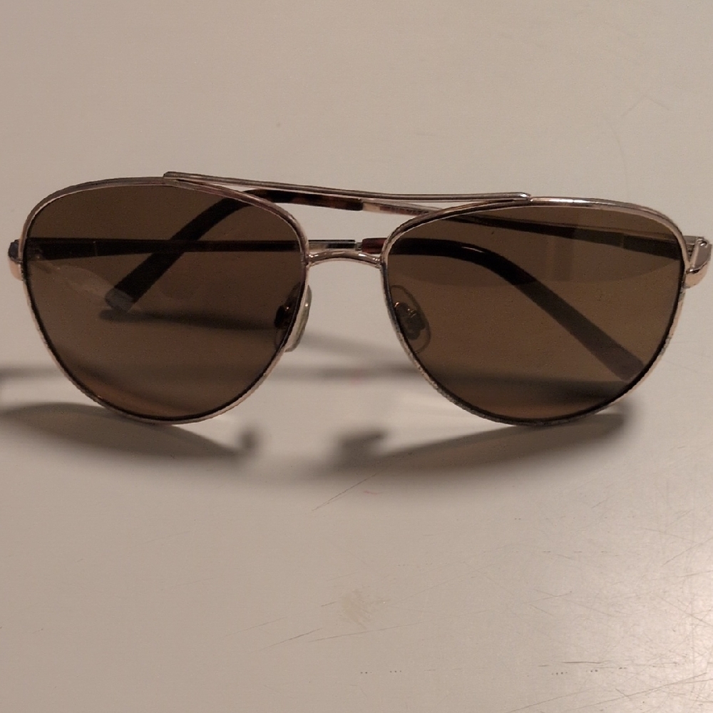 Dockers Gold With Tortoise Frame Brown Lenses Aviator Sunglasses